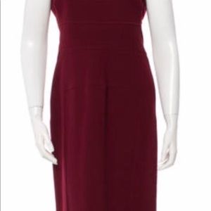 Burgundy Roland Mouret Sheath Dress